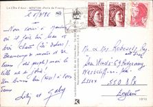 CPM Menton Perle de France 