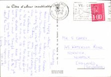 CPM La Cote d'Azur inoubliable St Raphael Nice Beaulieu Cannes Monaco Antibes Villefranche sur Mer M