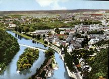 CPM Besancon Doubs Vue generale prise depuis la Citadelle en direction de la Promenade 