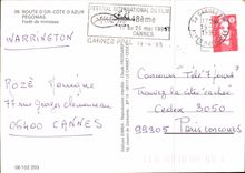 CPM Route d'Or Cote d'Azur Pegomas Foret de mimosas 