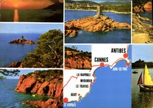 CPM Cote d'Azur France Cannes Antibes La Napoule Miramar Le Trayas Agay St Raphael Juan les pins