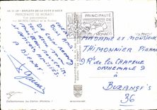 CPM Reflets de la Cote d'Azur Principaute de Monaco Vue panoramique Monte Carlo et le Rocher 