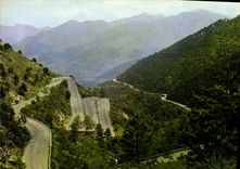 CPM Paysages de France Col de Braus Alpes Maritimes Les Lacets entre Sospel et l'Escarene 