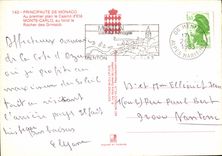 CPM Principaute de Monaco Au premier plan le Casino d'Ete 