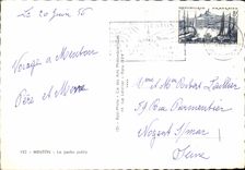 CPM Menton Le jardin public 