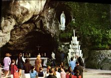 CPM Lourdes Hautes Pyrenees La Grotte 