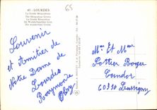 CPM Lourdes La Grotte Miraculeuse 