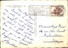 CPM Monte Carlo la nuit Le Casino Illuminee 