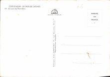 CPM Cote d'Azur le Cros de Cagnes Un coin du Port Abri Bateaux de peche