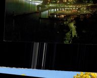 CPM Nice Vue de nuit de l'entree du port la colline du château et la promenade des Anglais