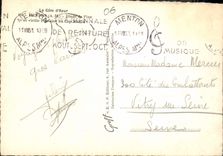 CPM La Cote d'Azur Menton Etude de Pins et vieille fontaine au Cap Martin