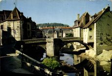 CPM Vallee de la creuse Aubusson le pont de la Terrade 