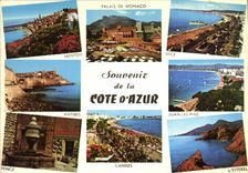 CPM Souvenir de la Cote d'Azur 