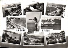 CPM Souvenir de la Cote d'Azur 