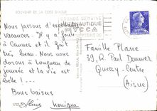 CPM Souvenir de la Cote d'Azur 