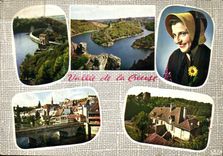 CPM Souvenir de la Vallee de la Creuse 