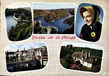 CPM Souvenir de la Vallee de la Creuse 
