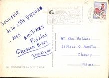 CPM Souvenir de la Cote d'Azur 