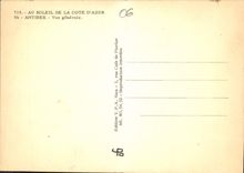 CPM Au Soleil de la Cote d'Azur Antibes vue generale 