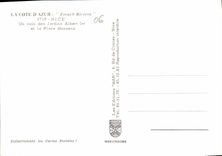 CPM La Cote d'Azur Nice un coin des Jardins Albert Ier et la Place Massena 