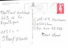 CPM Fleury Plage Aude France vue aerienne