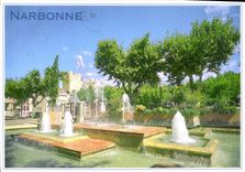 CPM Littoral Languedocien Narbonne Fontaine de l'Esplanade 