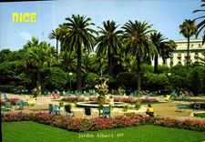 CPM Au Soleil de la Cote d'Azur Nice le Jardin Albert 1er 
