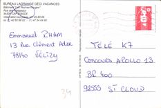 CPM Bureau Lagrange Geci Vacances Batiment les Roches rouges rue des Vaisseaux