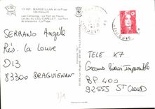 CPM Marseillan et sa Place Herault Les Campings le Port en fleurs le Jeu du Lou Capelet le port de p