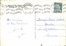 CPM Aix les Bains Etablissement Thermal Mont Revard Arc Campanus