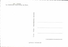 CPM Paris La Cathedrale notre Dame de Paris 