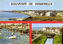 CPM Wimereux Pas de Calais vue generale la Plage les deux Ponts Station Climatique et Balneare 