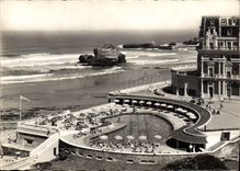 CPM Biarritz Hotel de Palais La Piscine 