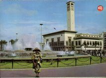 CPM Casablanca Fontaine lumieneuse et musicale Place des Nations Unies 