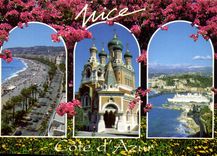 CPM Cote d'Azur French Riviera Nice Alpes Maritimes 