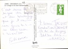 CPM Gruissan Le village et la tour barberousse