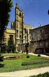 CPM Narbonne Aude Jardin du Musee et la Cathedrale Saint Just 