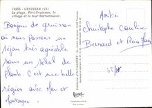 CPM Gruissan La Plage Port Gruissan le village et la tour Barberousse
