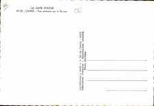 CPM Cote d'Azur Cannes Vue aerienne sur le Suquet Bateaux