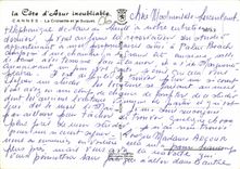 CPM La Cote d'Azur Cannes La Croisette et le Suquet 