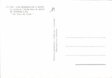 CPM Les Gorges de l'Aude La route et l'Aude dans le defile de Pierre Lys La Trou du Cure