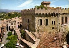 CPM Paysages de France Cote d'Azur Cagnes sur Mer Le Chateau du Haut de Cagnes par les Grimaldi de M