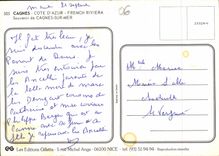 CPM Cagnes Cote d'Azur French Riviera Souvenir de Cagnes sur Mer 