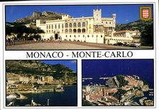 CPM Monaco Monte Carlo Le Palais Princier Monte Carlo Le Rocher de Monaco et le Port 