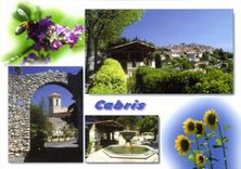 CPM Les sites de la Cote d'Azur Cabris Alpes Maritimes Pittoresque village provencal situe sur les h