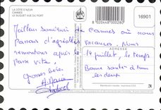 CPM La Cote d'Azur Cannes Le Suquet vue du Port 