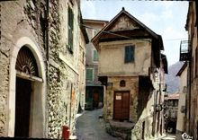 CPM St Martin Vesubie A Mar Station Estivale et Hivernale Vieille Rue 