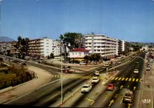 CPM Reflets de la Cote d'Azur Cagnes sur Mer A M Le Boulevard de la Plage et le boulevard Kennedy 