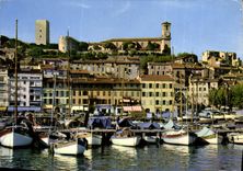 CPM Cannes Un coin du Port le Quai St Pierre et le Suquet 