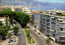 CPM Images et Lumieres de France Menton Alpes Maritimes Nous quittons Roquebrune pour entrer dans Me